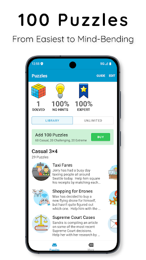 Logic Grid Puzzles: Brain Game game screen 2